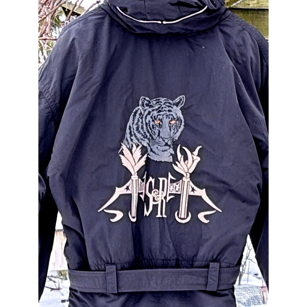 Bogner x Siegfried & Roy Black One-Piece Ski Snowsuit Vintage 90s EU‎ 42 / US 10